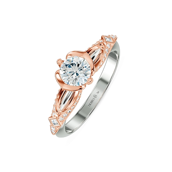 Nhẫn đính hôn Kim cương Satin Cape NCH5404 3